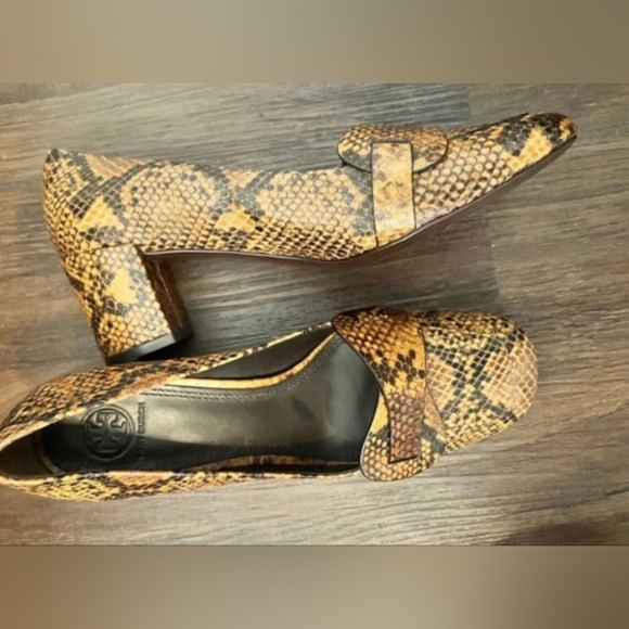 Tory Burch Snakeskin Heels - Picture 4 of 8